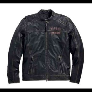 Harley-Davidson® Men's Leather Jacket, Long Way